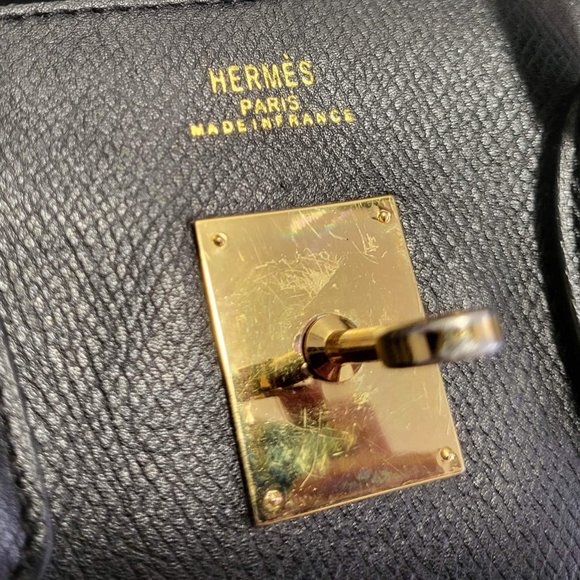 1996 Hermes Birkin - Black Calf Skin - Picture 4 of 6